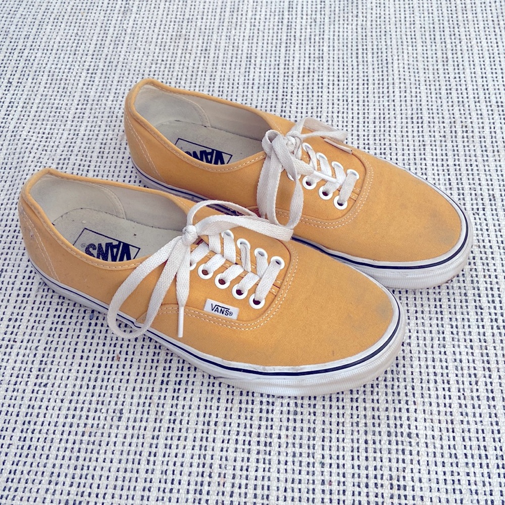 Vintage yellow vans authentic